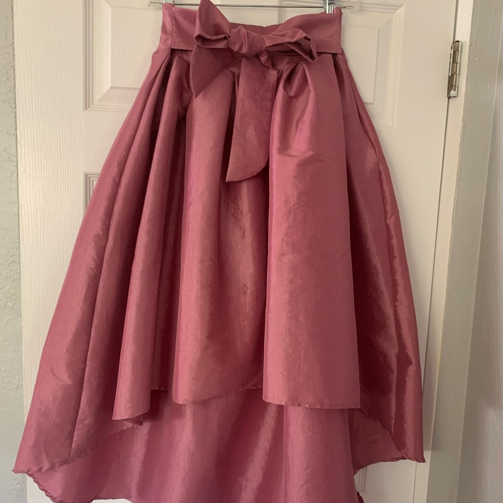Formal high-low skirt